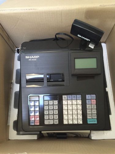 Sharp XE-A43S Electronic Cash Register Never Used In Box w/ Manual