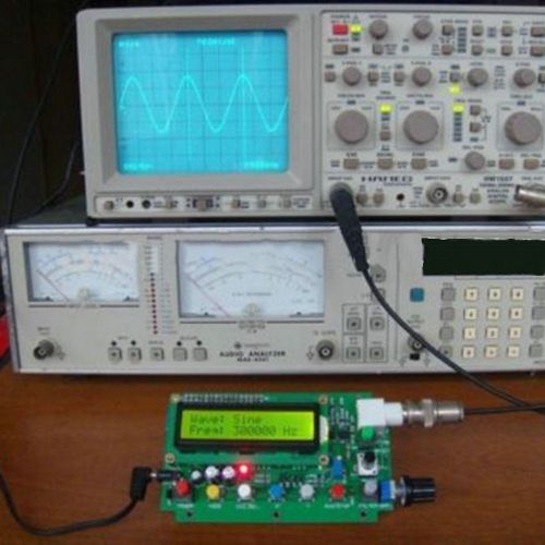 Dds function signal generator module 1hz-500khz sine+triangle+square wave 2y for sale