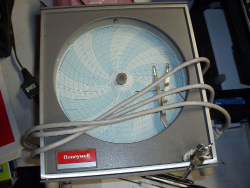 Honeywell Hygrometer With Manual And Blank Charts, Needs ink AU166A Vintage tech