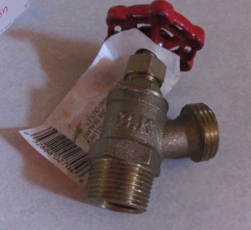 Brass Boiler Drain Valve B &amp; K 3/4&#034; Male &amp; 1/2&#034; Female 102-704 NEW Plumbing