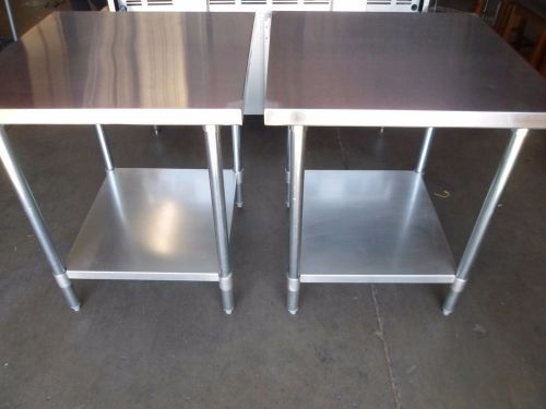 ACE - Atlanta Culinary Equipment WT-E3018 Stainless Steel Work Tables 30x30x35