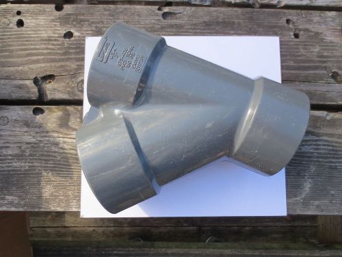 Spears 3&#034;  PVC Pipe Fitting Y Connection SCH 80 #875-030 150 PSI EX1Y13 Wye #J