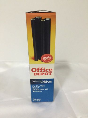 Office Depot 1 Fax Ribbons For Use Sharp UX 300, 305,460 Replaces UX-3CR