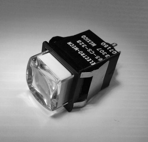 Front panel mount pushbutton switch 65-cs-328 with lens non-illumin electro-mech for sale
