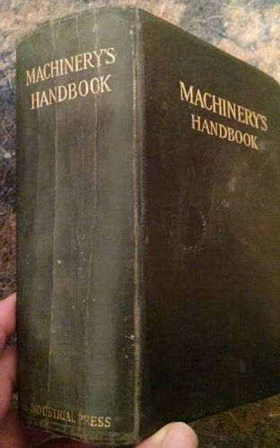 Machinery&#039;s Handbook, 5th edition Table and Formulas