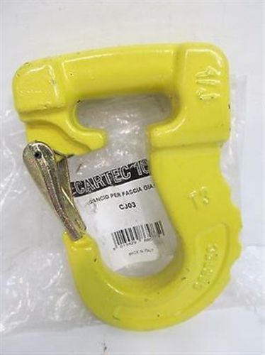 Cartec 100, cj03 joker hook for web sling w/ latch - yellow for sale