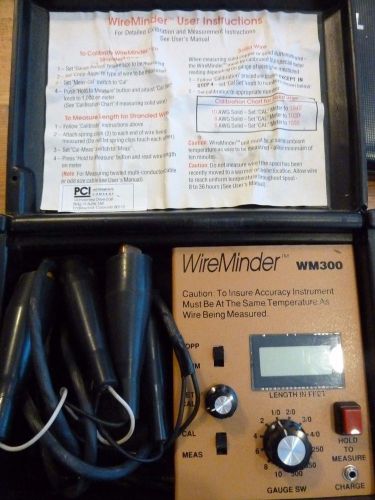 Wire Minder WM300 Cable Length Meter calibration  and measurement