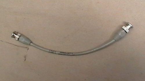 HP 10502A P/N 8120-2682 Short BNC-M to BNC-Male Jumper Cable Molded Ends Agilent