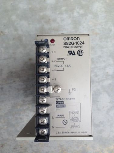 Omron 24vdc power supply S82G-1024 - FREE SHIPPING