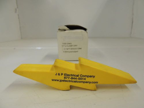 2.5” U-Clamp Dry 103D-254G, NIB