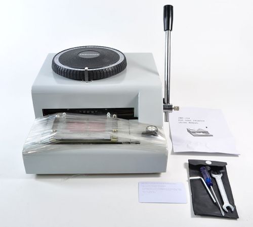 72 Character PVC Card Punch Embosser Code Printer Manual Stamping DMS-72A