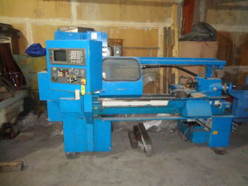 Leblond tape turn lathe  retrofitted with fanuc 16-t a control loaded for sale