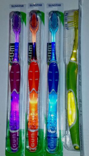12 Sunstar GUM  525 Technique Deep Clean Toothbrushes 12 pack - BEST PRICE!!!