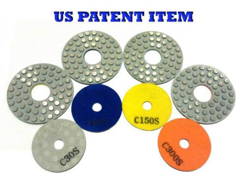 Zered 4&#034; metal grinding, polishing pad set for concrete floor for sale