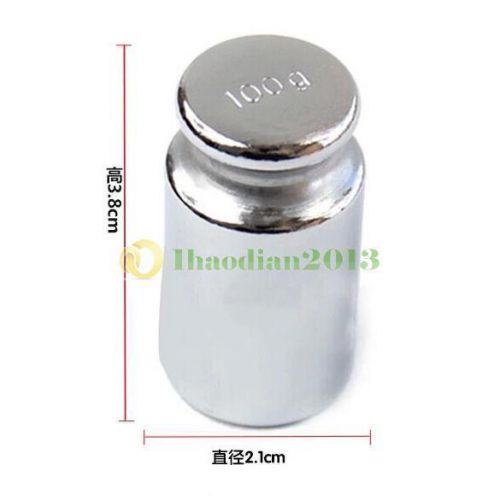 100g Silver Calibration Gram Scale Weight for Mini Digital Pocket Balance Scale