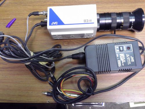 JVC TK-870U CCD RGB COLOR VIDEO CAMERA 12VDC FUJINON Zoom LENS H6X12.5R