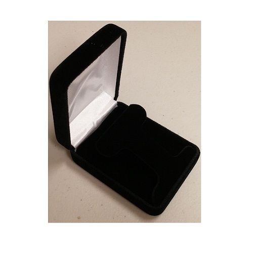 Black Velvet Classic T-Shape Earring Jewelry Gift Box