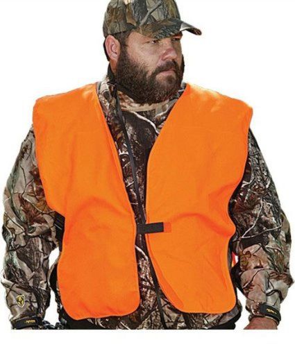 Allen Company Orange Big Man Safety Vest Chest52&#034; - 60&#034;Chest