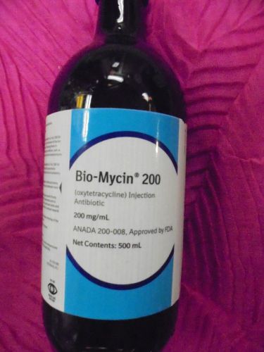 Bio-Mycin 200 500 ml 500ml for treatment of disease in BEEF CATTLE BRAND NEW
