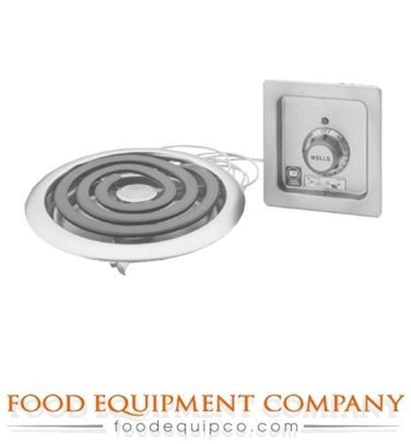 Wells h-336 hotplate built-in electric single burner 1950/2600w for sale