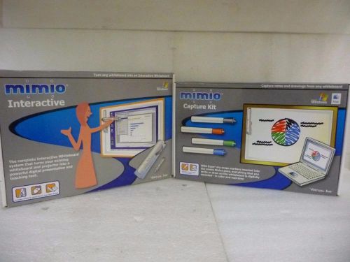 MIMIO Interactive &amp; Capture Kit USB Whiteboard Real Time Virtual Ink System Set