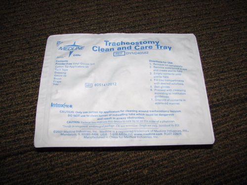 MEDLINE TRACHEOSTOMY CLEAN &amp; CARE TRAYS DYND40582 (15 TRAYS)