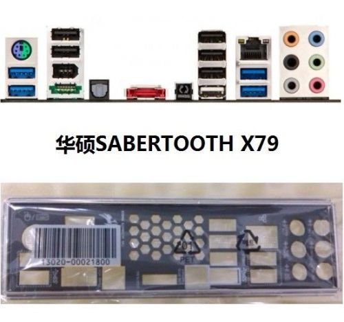 original ASUS I/O IO SHIELD for SABERTOOTH X79  backplate #G960 XH