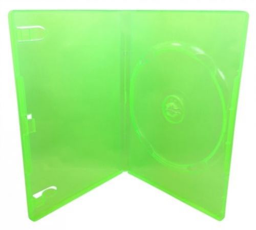 200 Clear Neon Green Xbox 360 Replacement Cases 14mm