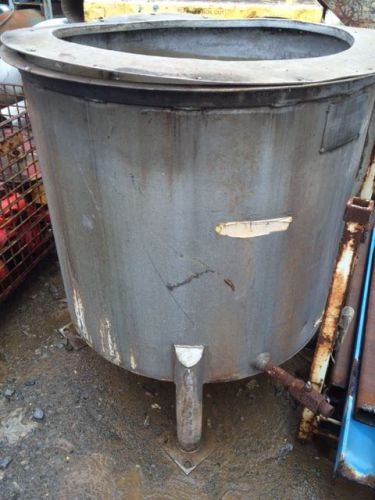 150 gallon stainless steel vertical tank vat w spray nozzles , wash  dip tank for sale