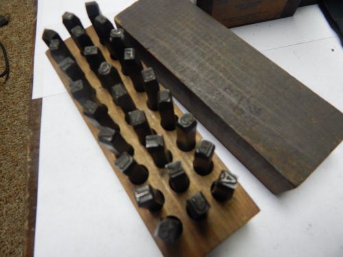 3/16&#034; Steel Letter Stamp Set