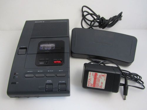Sony M-2000 Micro Cassette Transcriber Dictation Machine Transcription FS-80