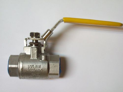 Ball valve 3/4&#034; 2000 npt fp 316ss 2pc brewing new 155wh for sale
