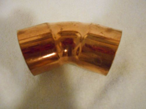 Copper 2&#034; x 45 degree elbow - jmf - fits 2 1/8&#034; od copper tubing - new for sale