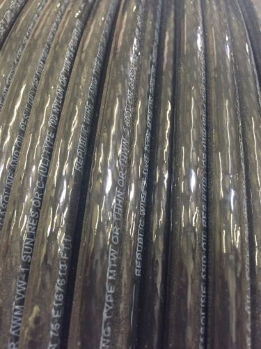 THHN THWN-2  #2 AWG GAUGE STRANDED COPPER WIRE 150&#039; BLACK BUILDING WIRE