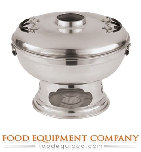 Paderno 49616-24 thai hot pot 9.5&#034; dia. with central chimney aluminum for sale