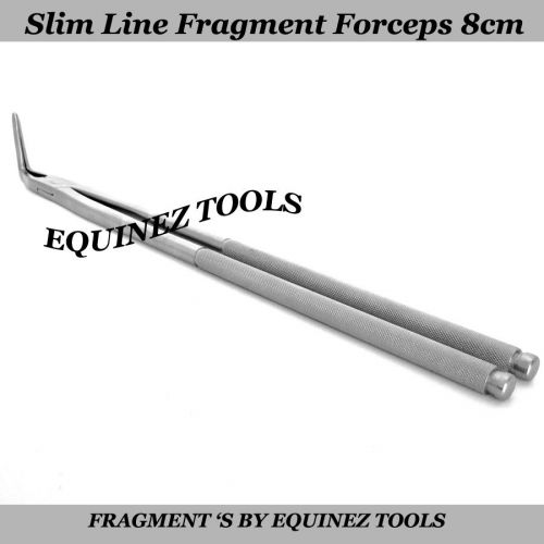 19&#034; Equine Slim Line Fragment Forceps 8cm Pouch, Stainless Steel Dental Equine