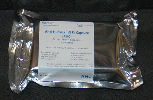 ForteBio 18-5060 Dip &amp; Read Biosensors / Anti-Human Fc Capture (AHC) Tray of 96