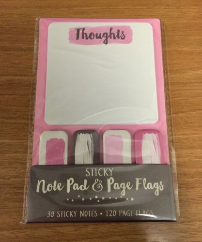 New Target One Spot Sticky Note Pad &amp; Page Flags