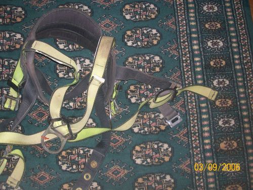 FallSafe USA FS170 Construction Adjustable Safety Harness w/ Fixed Back Pad