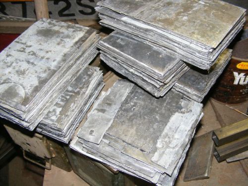 20lbs sheet lead dead soft mold sinkers bullets original form clean x-ray for sale
