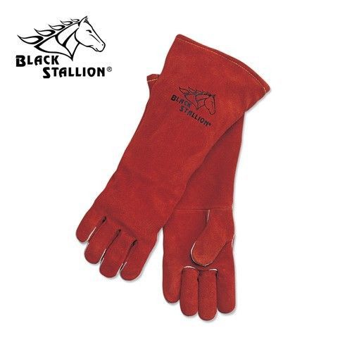 Revco black stallion 101r-18 elbow leather stick welding gloves - 18&#034; for sale