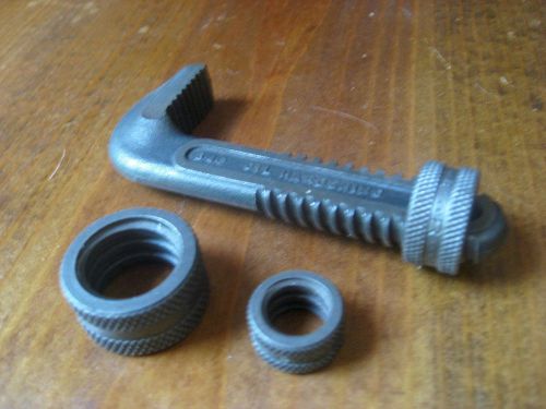 RIDGID 8&#034; PIPE WRENCH HOOK JAW REPLACEMENT ASSEMBLY WITH NUT - 10&#034; NUT -  6&#034; NUT
