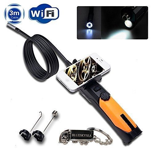 Blueskysea longer 3 meters 2 mega pixels hd 720p dia 8.5mm wireless wifi for sale