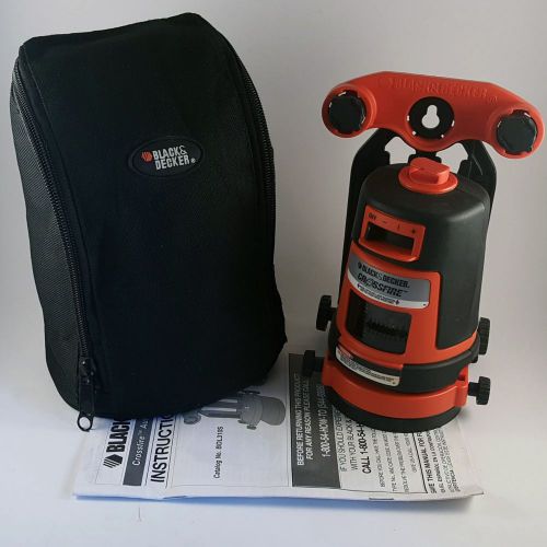 Black &amp; Decker BDL310S Projected Crossfire Auto Level Laser with Case FREE SHIP