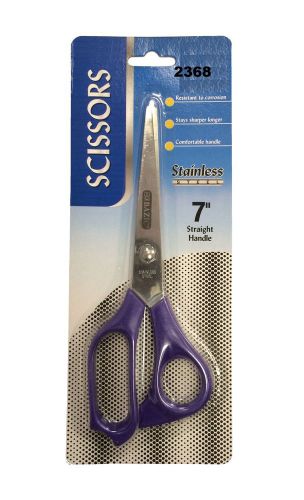 7-inch Stainless Steel Scissors -- Purple Color