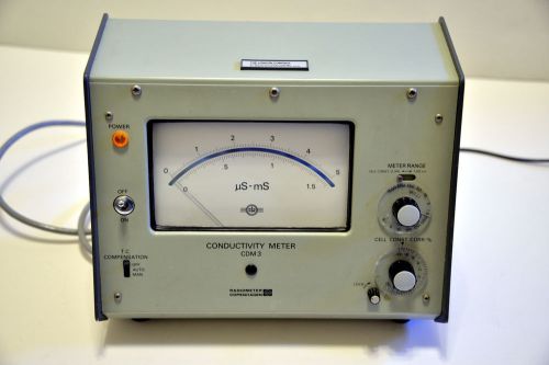 Copenhagen Conductivity Meter Radiometer CDM3 with measuring cell