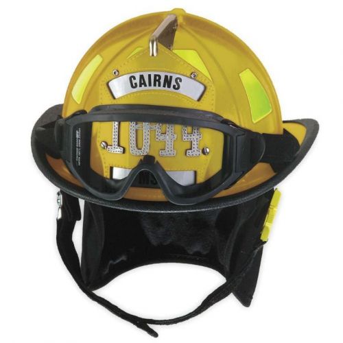 Cairns c-trd-b5c2a3220 fire helmet, yellow, traditional (m1490-a) for sale