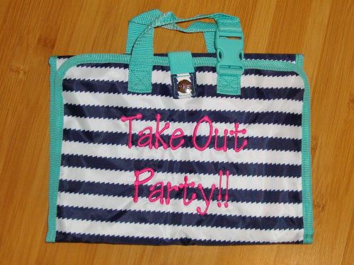 Origami Owl  &#034;Take Out Party&#034; trifolding Thirtyone bag (NEW)