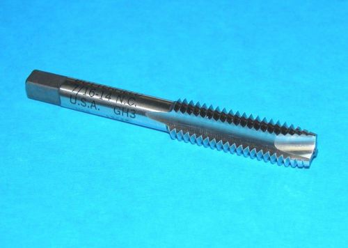 USA 7/16-14 Spiral Point Plug Tap GH3 3FL HSS (Union Butterfield)