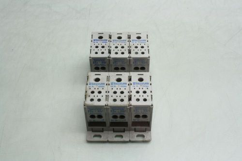 6 Ferraz Shawmut FSPDB2A Finger-Safe Power Distribution Blocks / 175A / 600V